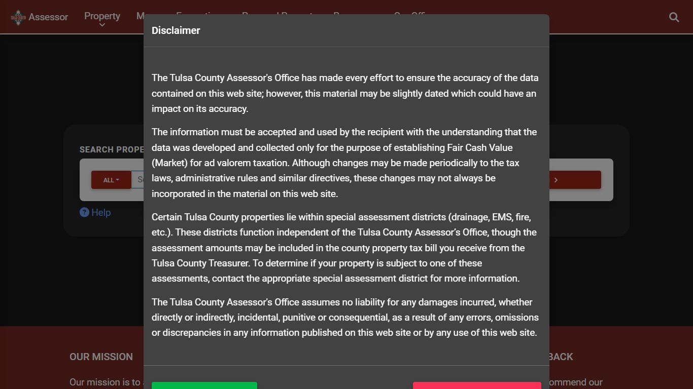 Tulsa County Assessor - Property Search